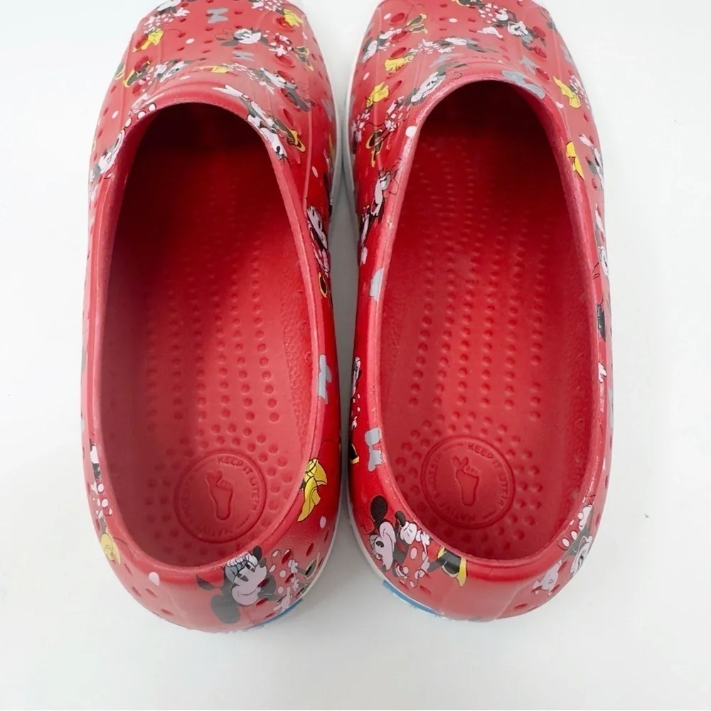 NATIVE x Disney Minnie Mouse Waterproof Slip On Sneakers